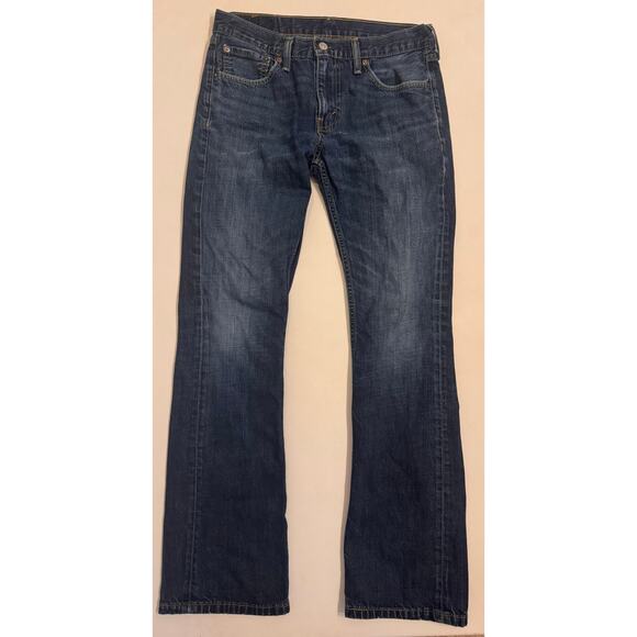 Y2K Vtg Levi's 527 Boot Cut Jeans 32x32 Men's Dark Wash Denim - Picture 1 of 5